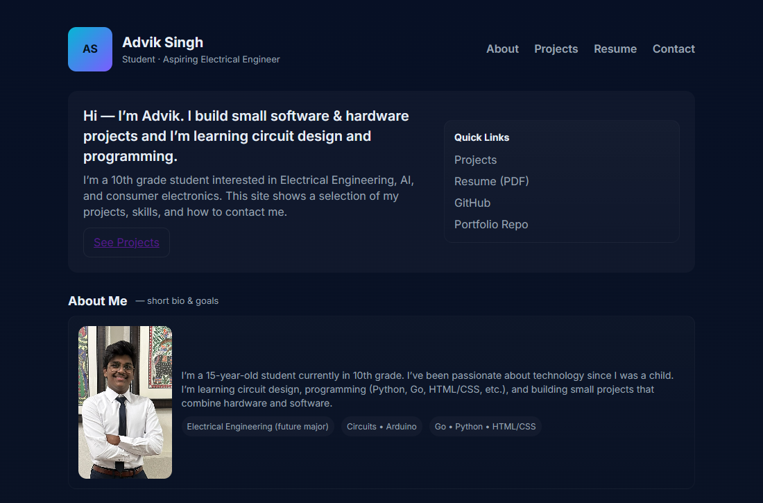 Portfolio Site